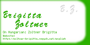 brigitta zoltner business card